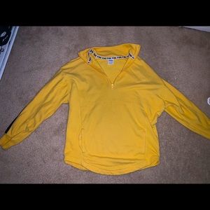 Victoria Secret Pink quarter zip fleece